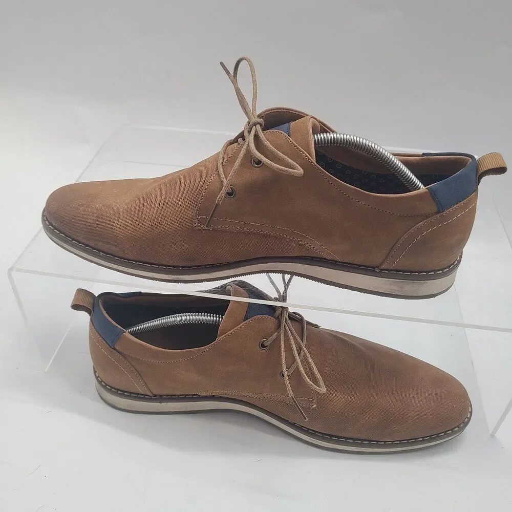 Eliteland Men's Leather Oxford Shoes US Size 12